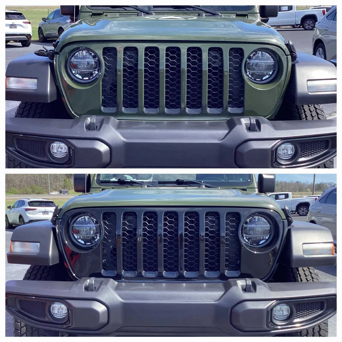 Trim Illusion 1pc Grille Overlay JT Black product image