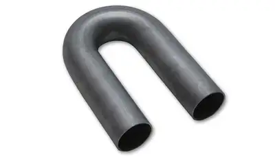 Vibrant Performance 180 Degree Stainless Steel Bend; 2 in. OD; 3 in. Centerline Radius; 5 in. Leg Length From Tangent; 304 Stainless Steel;