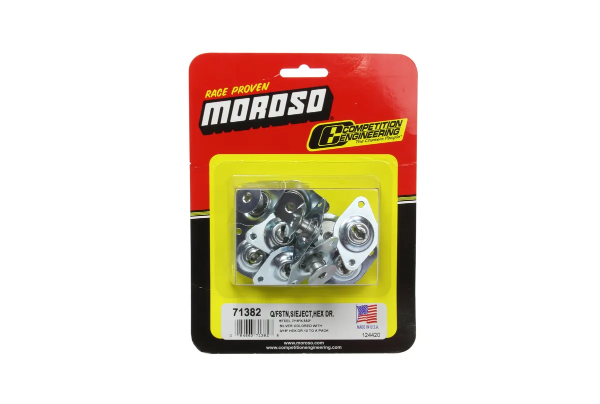 Moroso Self-Ejecting Fasteners- Large Head-7/16in x .55i