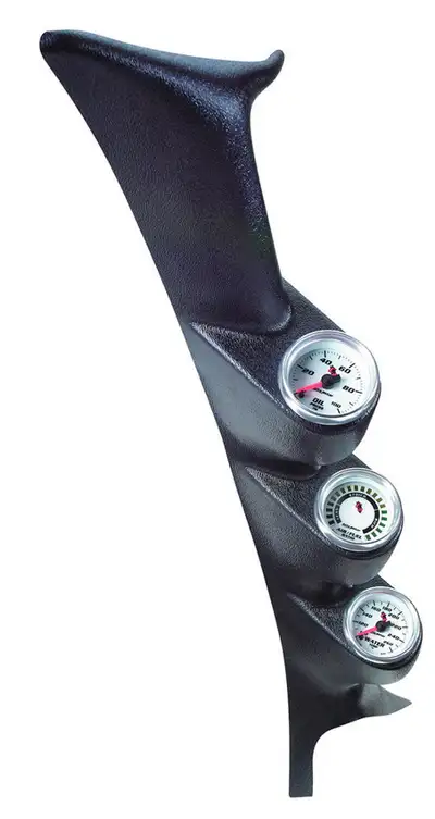 AutoMeter A-Pillar; Full; Triple; 2-1/16in.; Ford Super Duty 99-07