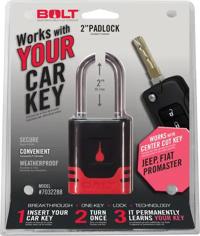 BOLT All Jeep Center Cut Includes JL Padlock