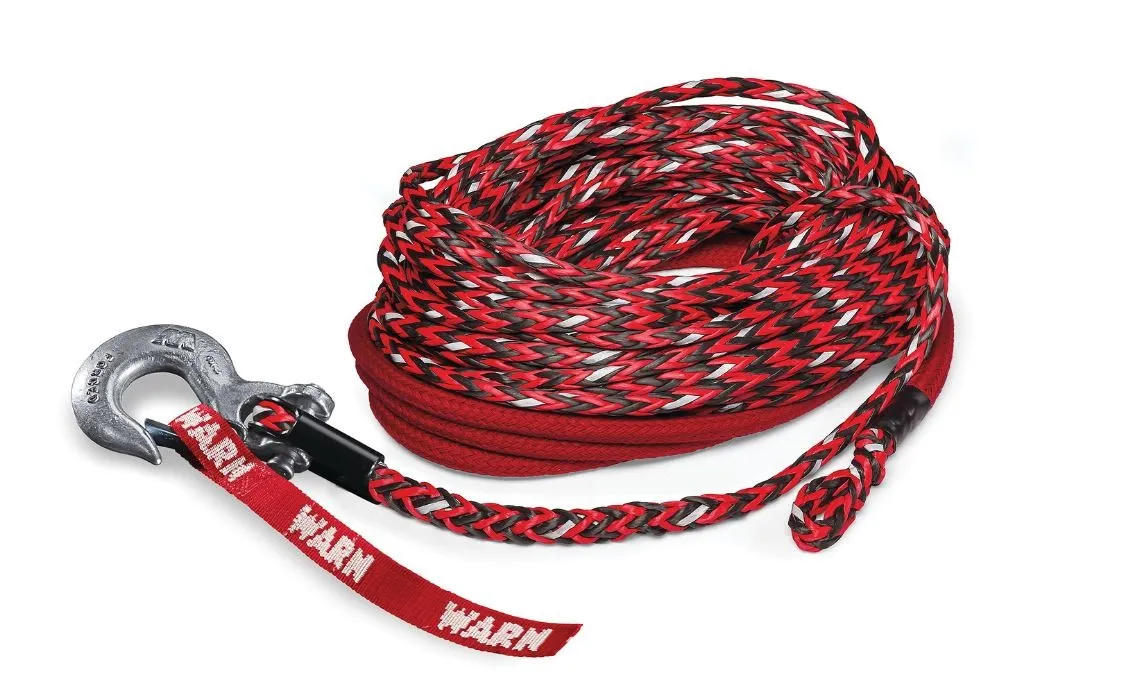 WARN - Spydura Nightline synthetic winch rope features 3M light activated reflective strand to improve visibility. Compatible for use with winches up to 12,0 product image