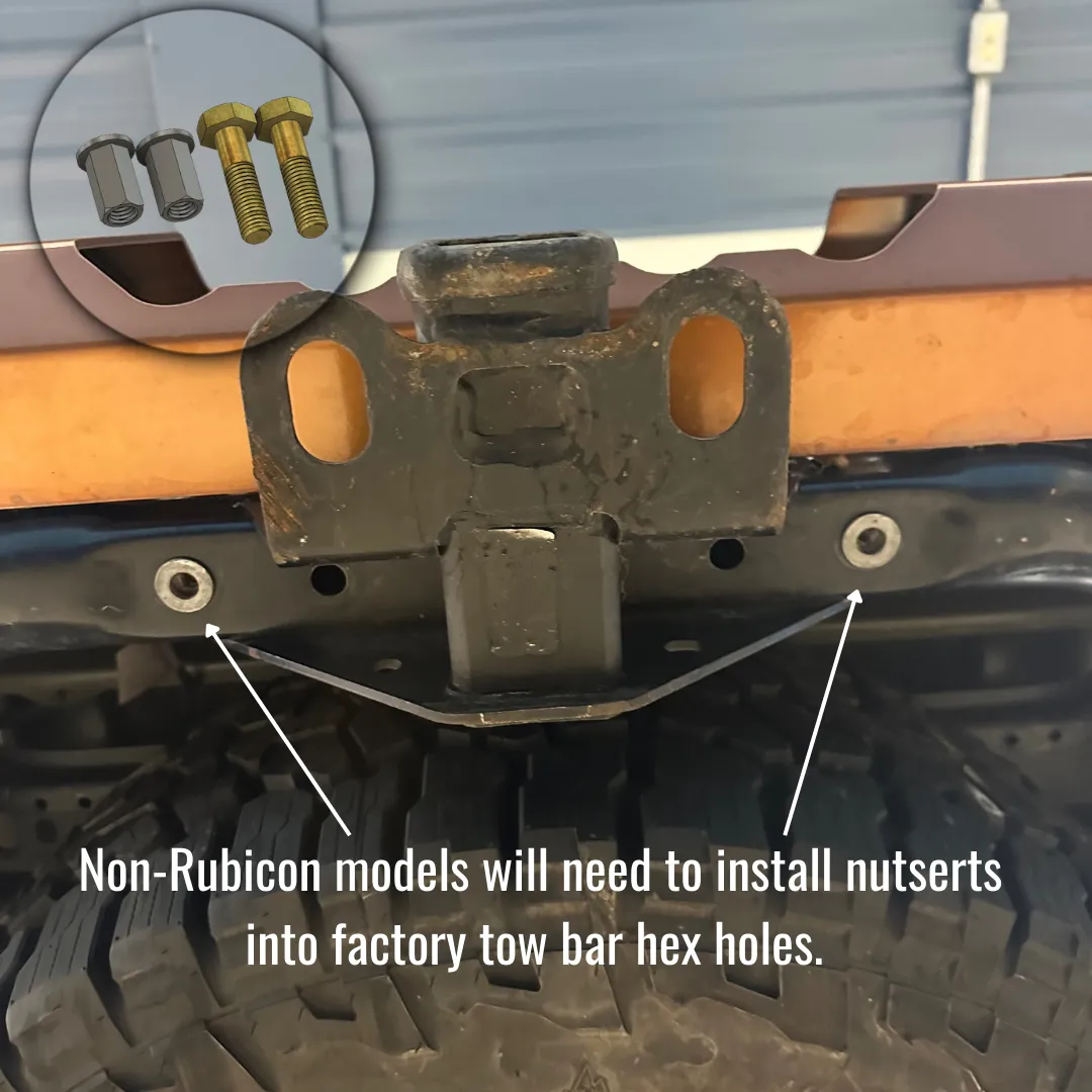 Hardware Kit for Jeep JT Gladiator Tow Hitch Skid Plate product image