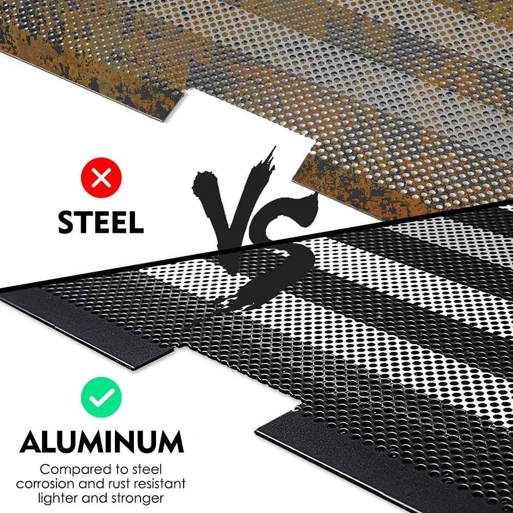 Xprite American Flag Grille Insert for 2007-2018 Jeep Wrangler JK product image