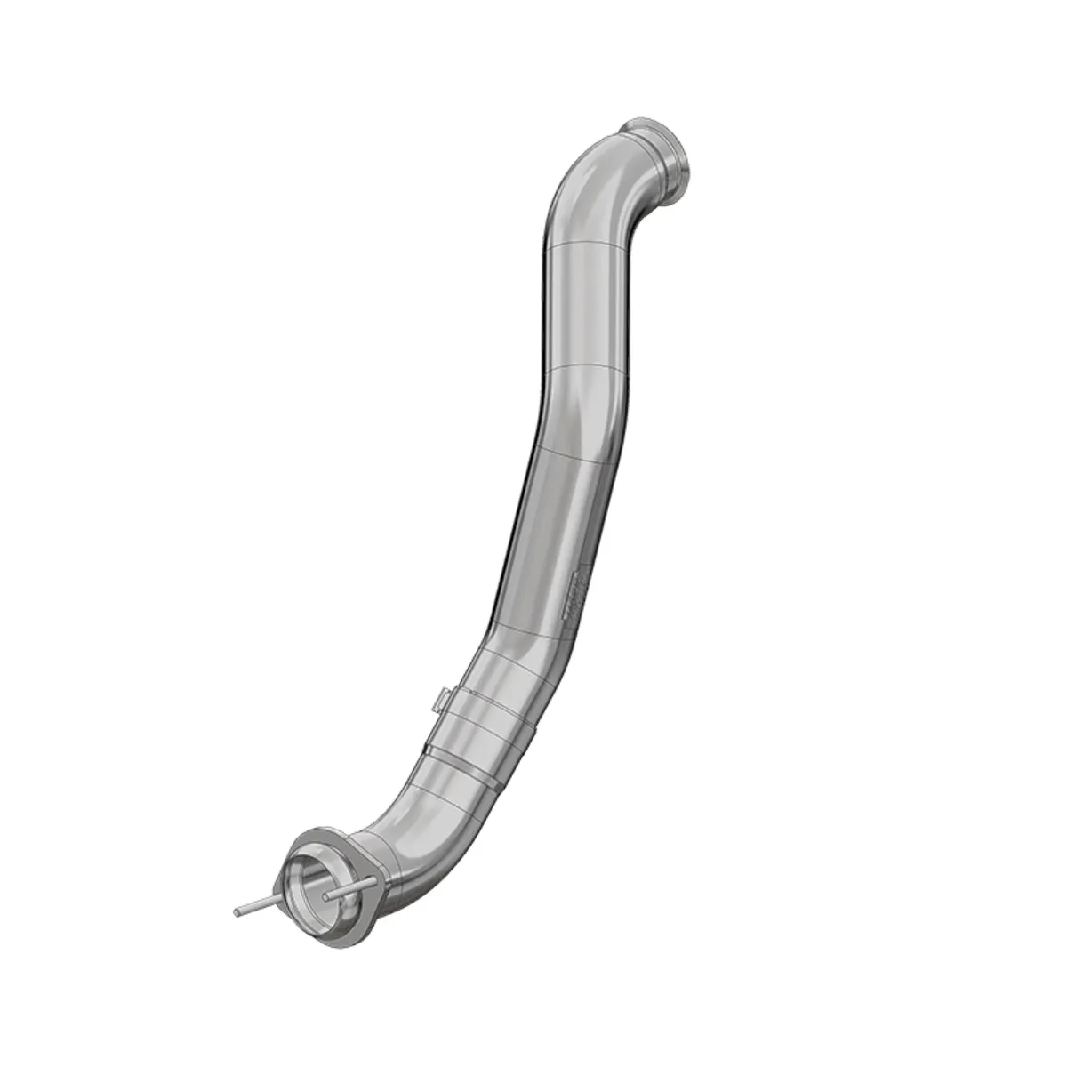 Armor Lite Turbocharger Down Pipe; 4 in. Diameter; Fully Sealed Tubing; Heavy Duty Steel; Aluminized; product image