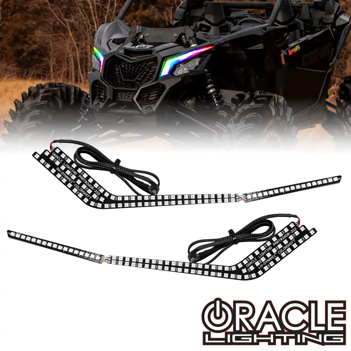 ORACLE Lighting 2017-2023 Can-Am Maverick X3 Dynamic ColorSHIFT DRL Kit product image