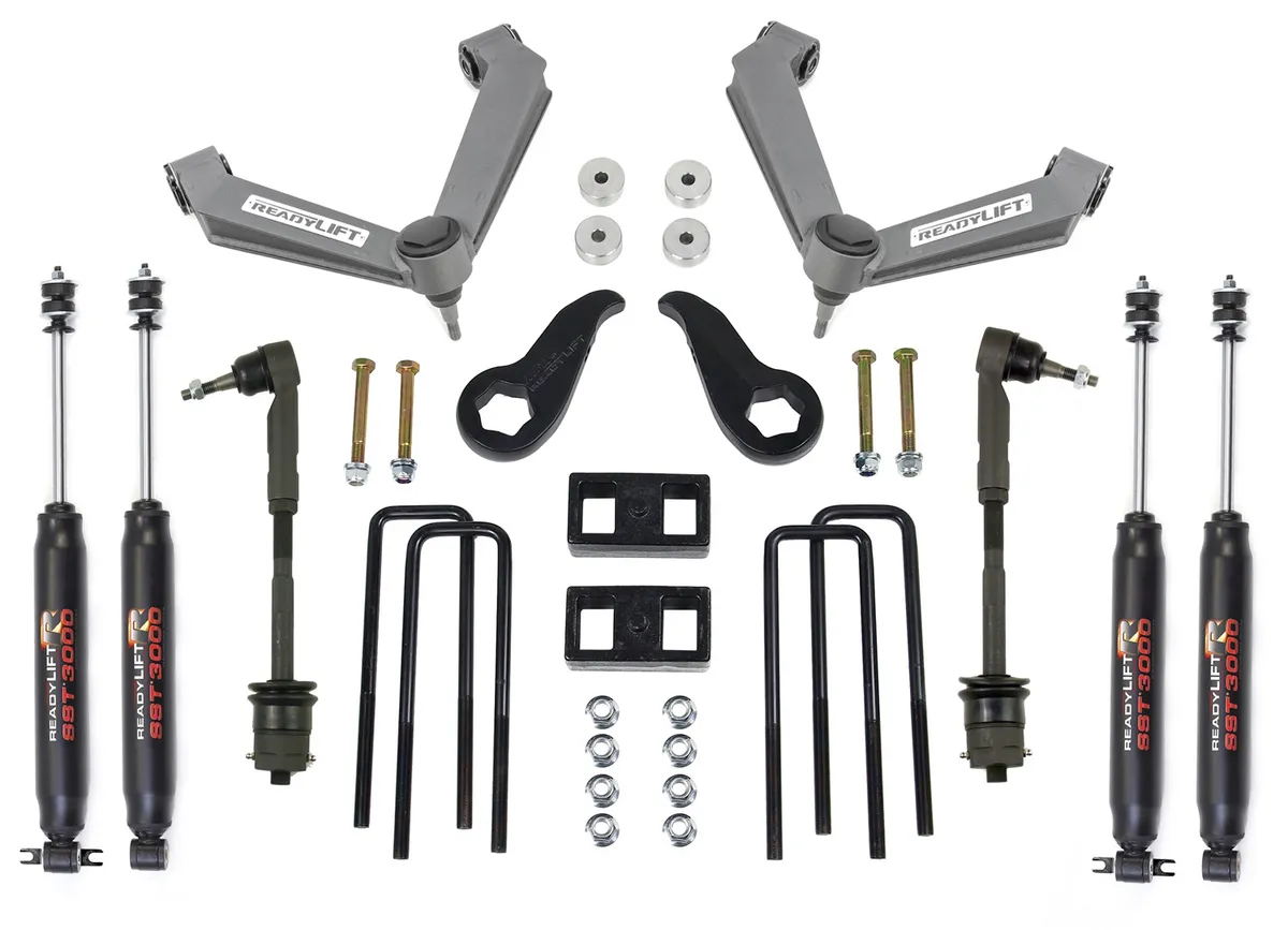 3.5IN SST Lift Kit Front with 1IN Rear with Fabricated Control Arms with SST3000 Shocks 2011-2018 product image