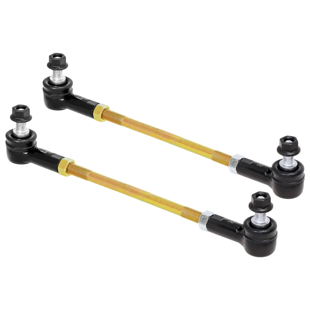 Adjustable Sway Bar End Link Kit (10 1/2 Inch Long Rods w/ Sealed Rod Ends and Jam Nuts pair) RockJock 4X4 product image