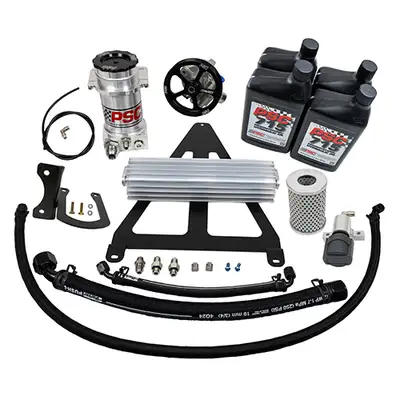 PSC Motor Sports Power Steering Pump Reservoir and Cooler Kit for SG061R 1990-94 Jeep Wrangler TJ 4.0L
