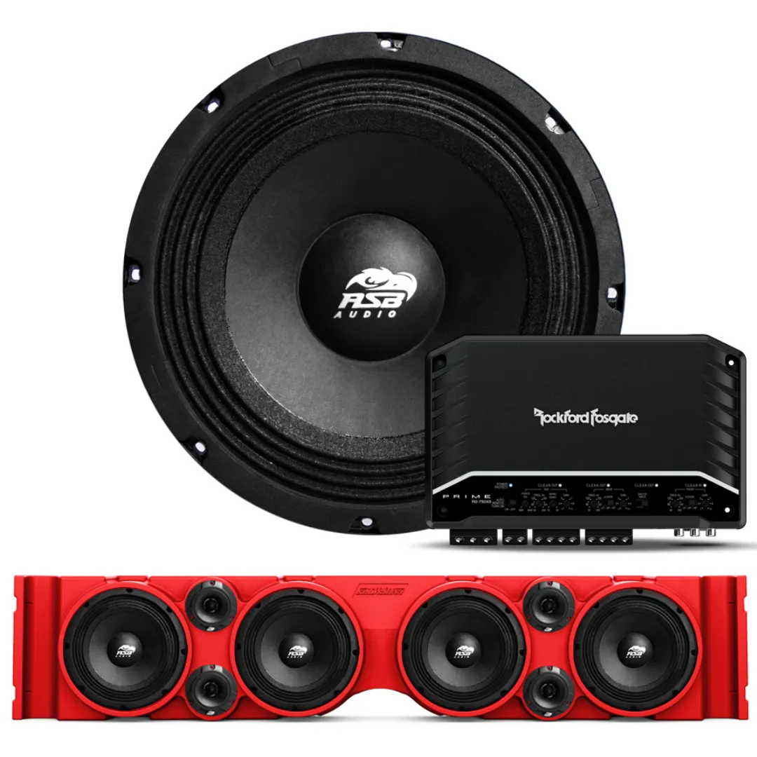 TJ/YJ American SoundBar Package (Red) product image