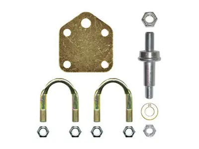 Rock Jock Steering Stabilizer Shock Bracket Kit For 1 1/4 Inch Tube Tie Rod For Use w/ CE-9701 and JK-9704 Kits RockJock 4x4