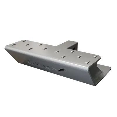 GEN-Y Hitch Skid Plate - Aluminum - Clear Coated - 2 Shank