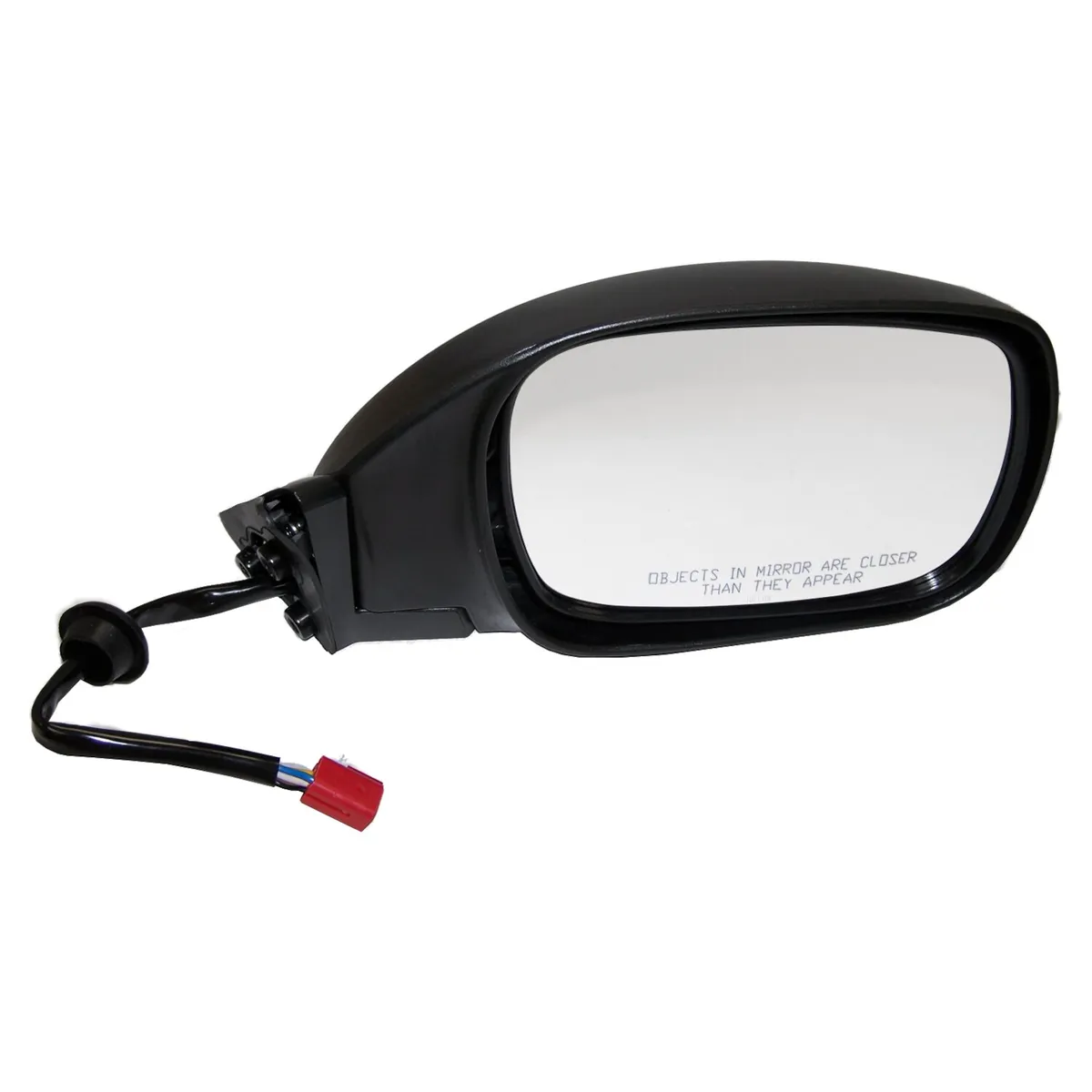 Crown Automotive Jeep Replacement Crown Automotive Jeep Replacement 55154948AC Right Power, Non-Heated, Manual Folding Mirror for 97-01 Jeep XJ Cherokee, Black