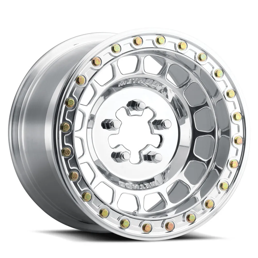 MR413 Beadlock 15x7 5 2 38mm Offset 6x5.5 78.3mm Centerbore Polished w BH-H24100 product image