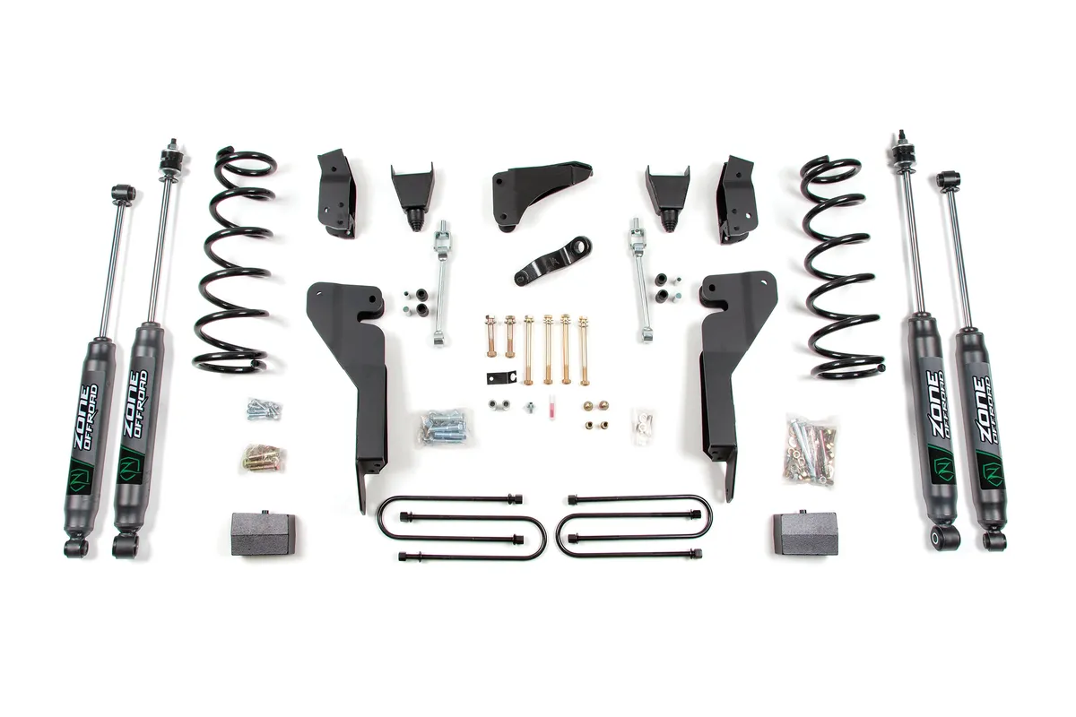 2009-2013 Dodge 2500/3500 6 Suspension Lift Kit w/3.5 Axle - Diesel Front Coils Rear Block - Fox 2.0 Adventure Series Shocks product image