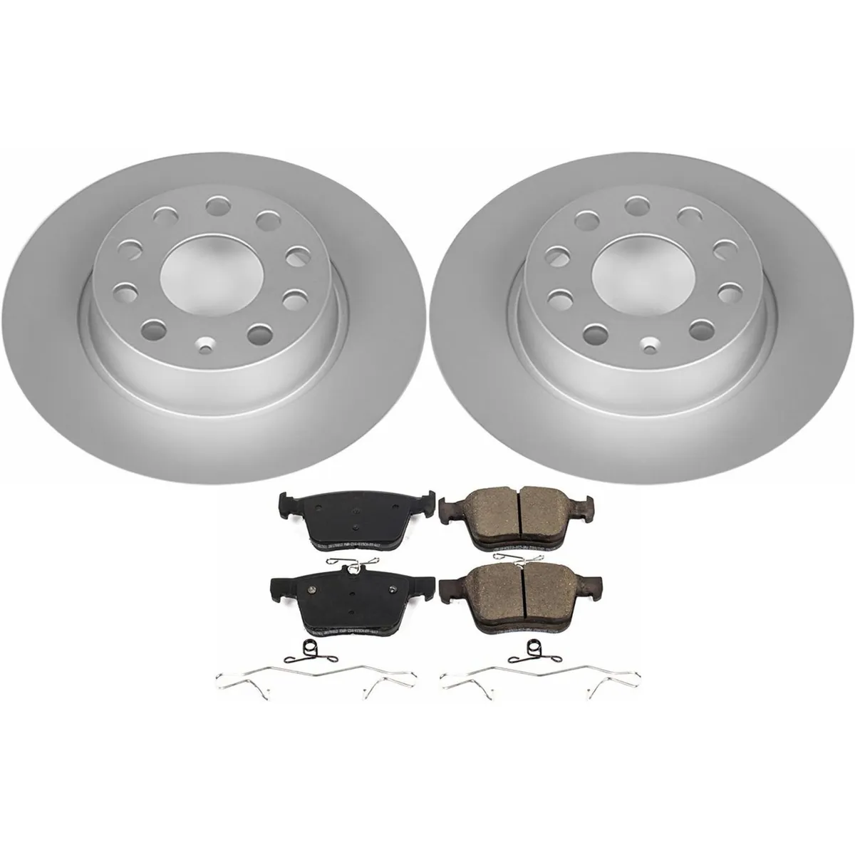 Z23 Sport Geomet Coated Rotor Kit For European Vehicles: Genuine Geomet Fully Coated Rotors; Carbon-Fiber Ceramic Pads W/Hardware product image