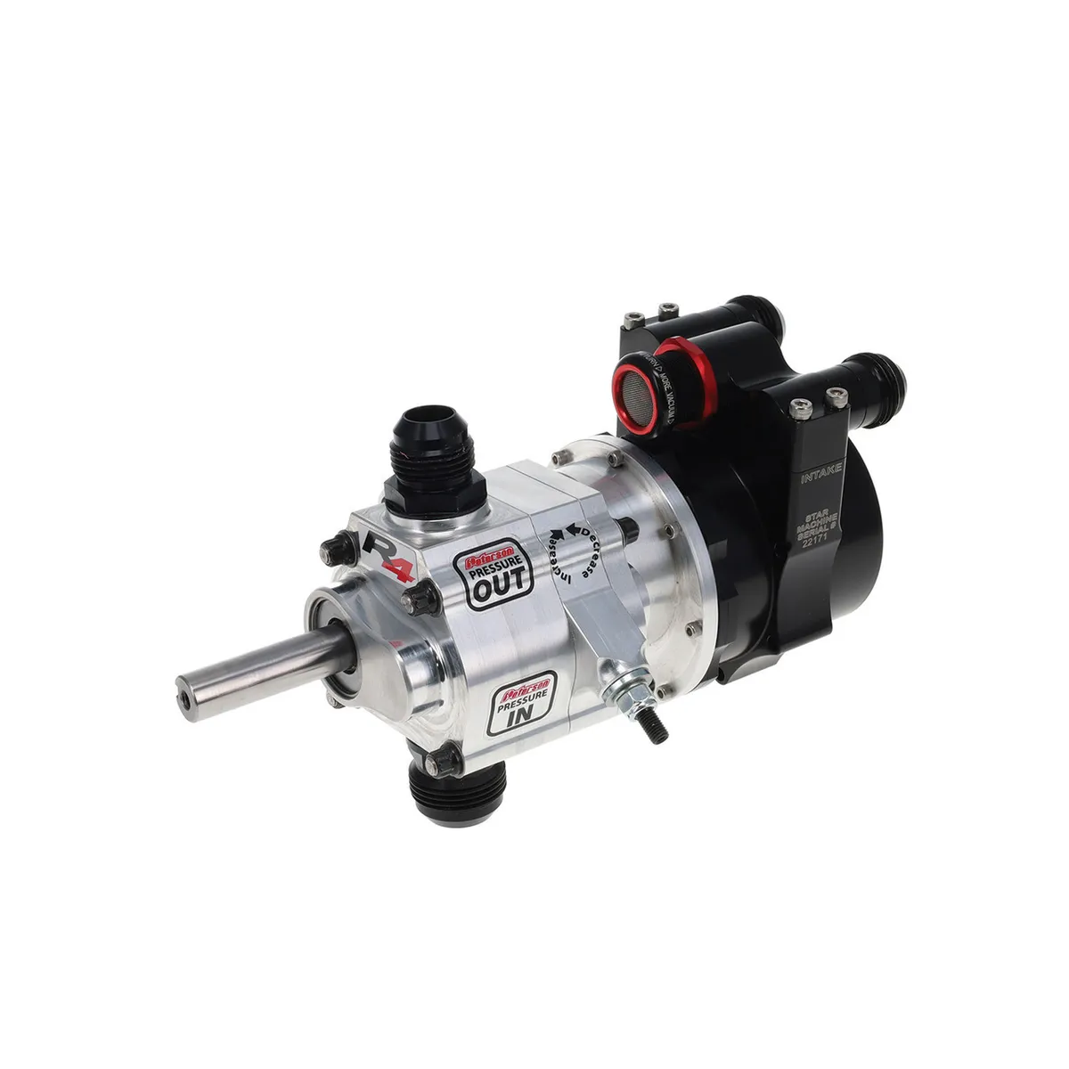 Peterson Fluid Oil Pump 1 Stage L/S w/ Rear Drive & Vacumn