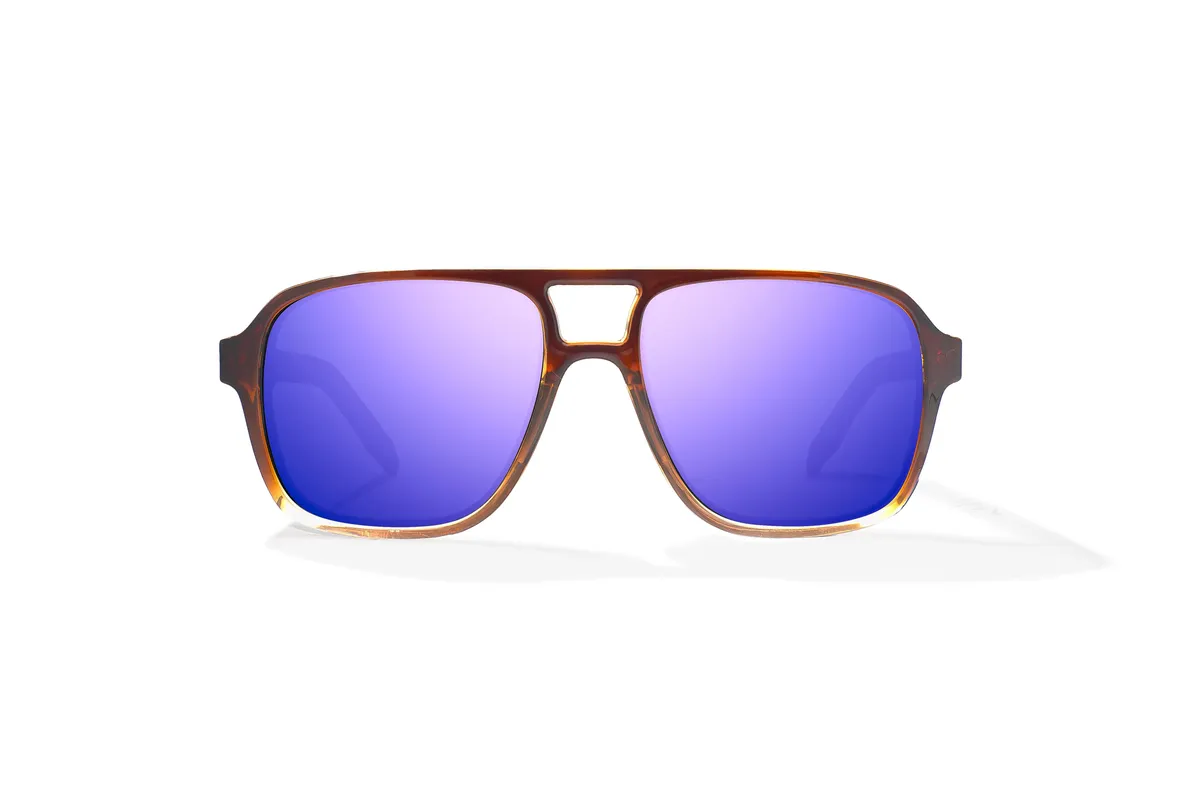 12 South Gray pc Whiskey Fade Gloss Sunglasses product image