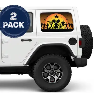 Under The Sun Inserts Monster Mash Side Windows Printed Vinyl Decal