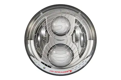 JW Speaker Corporation 8700 EVO 2 Dual Burn 1224v DOT LED High/Low Beam Heated Headlight W/Chrome Inner Bezel Sgl Light