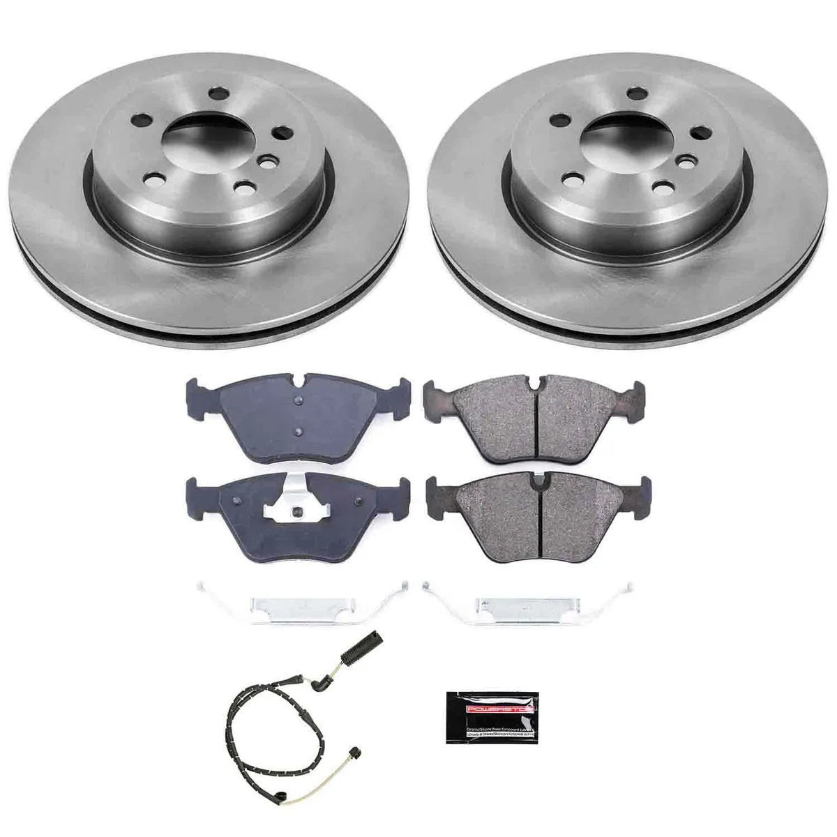 Z17 Direct Replacement Kit: Rotors; Ceramic Pads W/Hardware; Pad Sensors product image