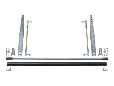 Rock Jock Antirock Sway Bar Kit Universal 36 Inch Bar 18 Inch Aluminum Arms RockJock 4x4