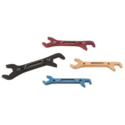 Proform Aluminum an Wrench Set 4 Pieces Includes Size 6an Thru 12an