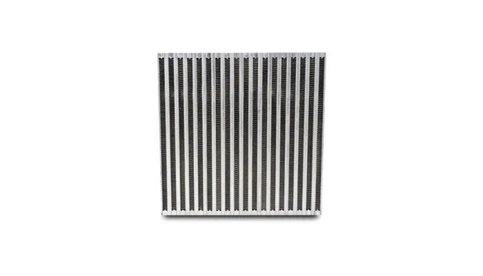Vertical Flow Intercooler Core; 12 in. Core Width; 3.5 in. Core Thickness; 12 in. Height; 6061 Aluminum; product image