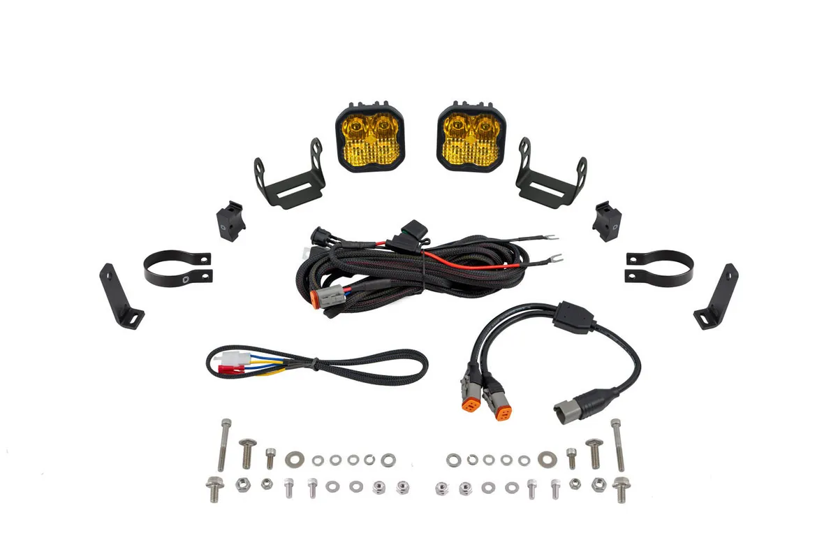 Diode Dynamics - SS3 LED Bumper 2 Inch Roll Bar Kit, Sport Yellow Combo (pair) product image