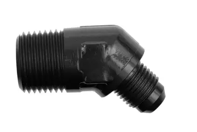 Redhorse Performance 08 45 Degree Male Adapter To 08 (1/2) Npt Male Black