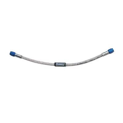 Edelbrock 6an Nitrous Hose 2ft w/Blue Hose Fittings