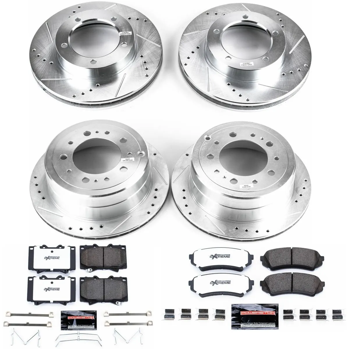 Z36 Truck/Tow Upgrade Kit: Drilled/Slotted Rotors; Carbon-Fiber Ceramic Pads W/Hardware product image