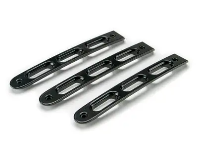 DV8 Offroad DV8 Offroad D-JP-190026-BK-3 Black Slot Door Handle Insert; 3-Pieces