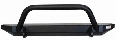 Fishbone Offroad Black textured powder coat, 3/16in. 7-Gauge steel, 44 in. Wide, 1-3/4in. .120 wall raised winch guard