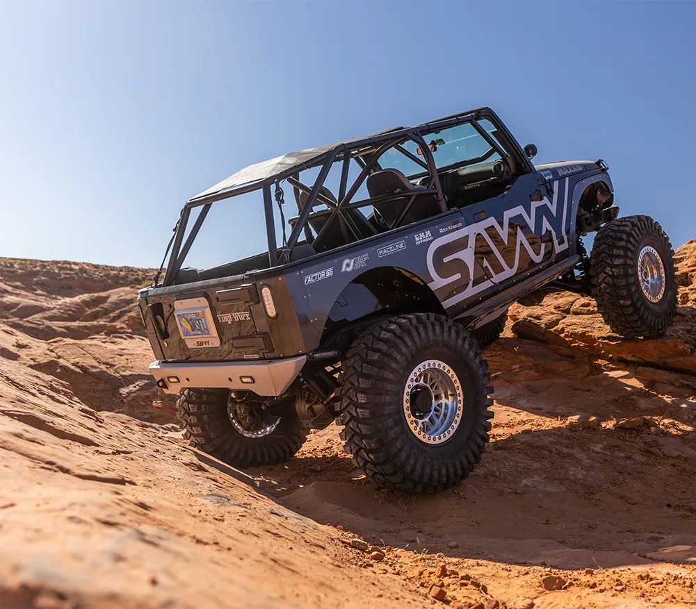 07c Wrangler Krawler Lite High Clearance Rear Bumper Raw product image
