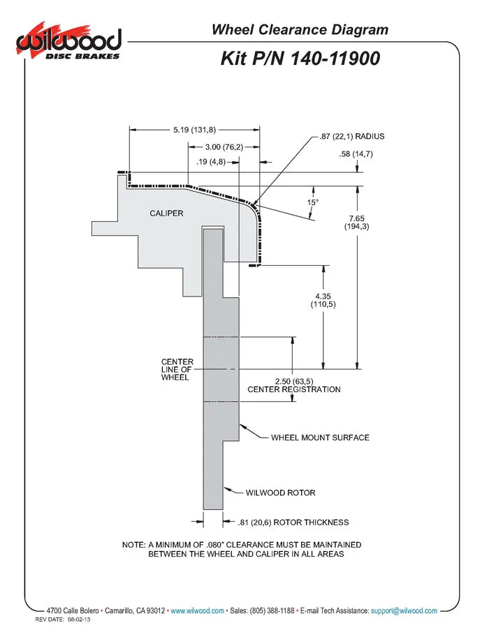 2011 - 2019 Ford Combination Parking Brake Caliper Rear Brake Kit - 140-11900 product image