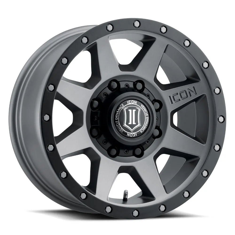 17 X 8.5 Rebound 8 X 6.5in 5.25inbp 13mm Offset Titanium product image