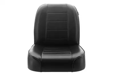 Rugged Ridge Rugged Ridge Low-Back Front Bucket Seat, Black - CJ