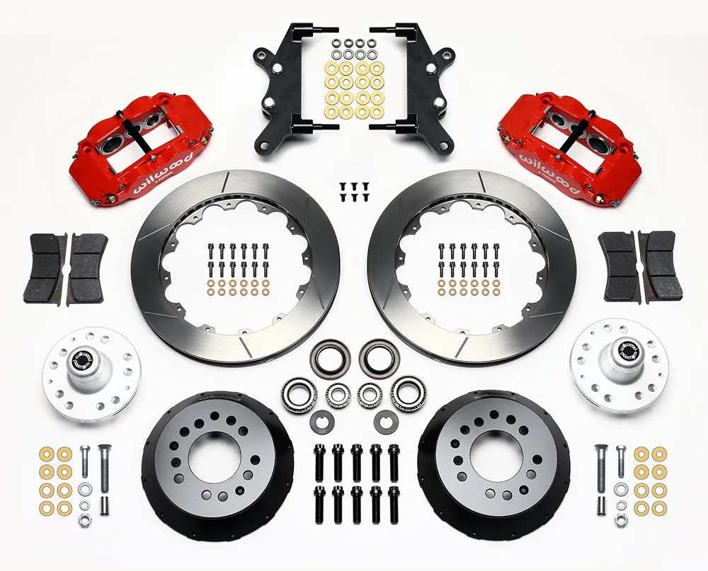 1957 - 1968 Edsel, Ford, Mercury Forged Narrow Superlite 6R Big Brake Front Brake Kit (Hub) - 140-13630 product image