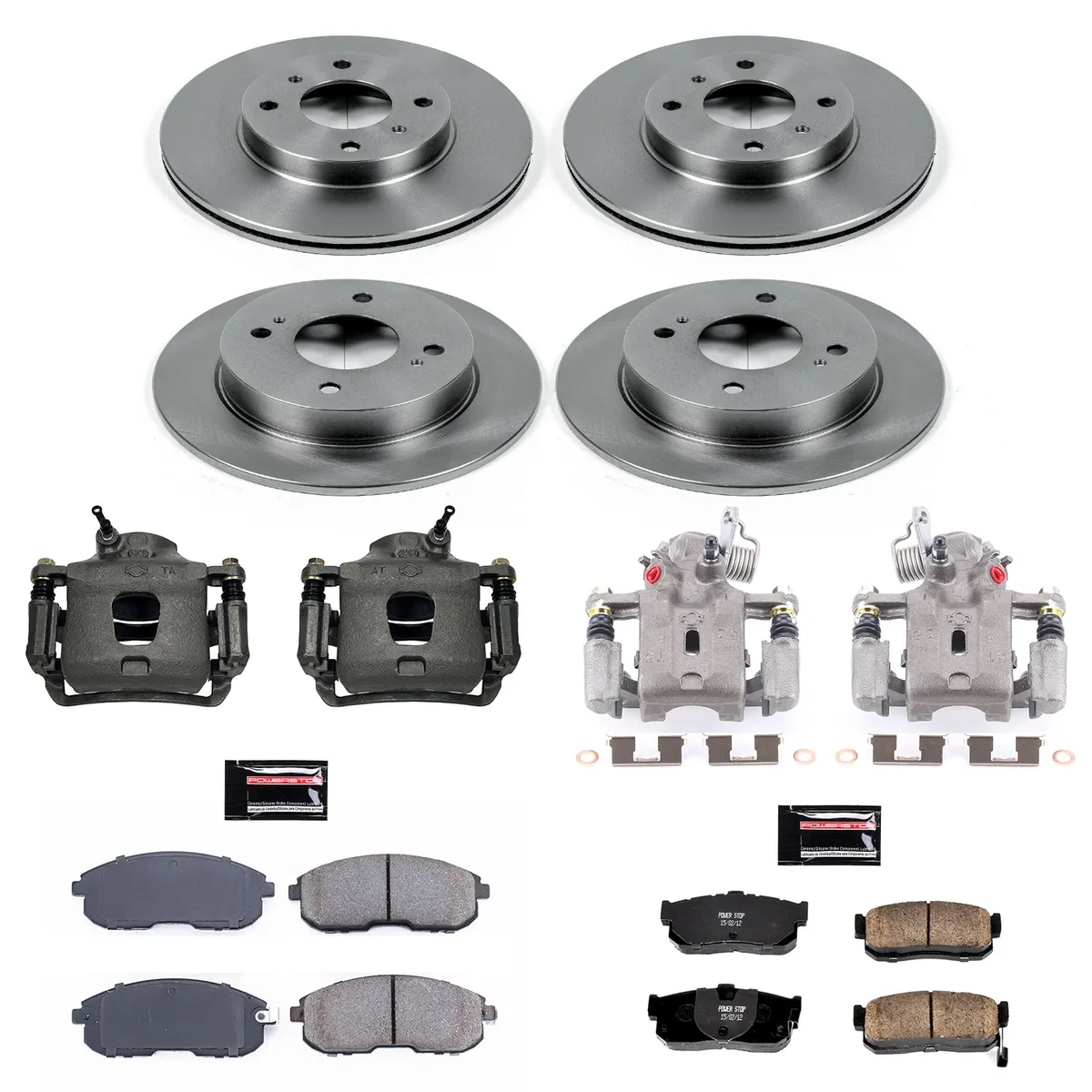 Z17 Direct Replacement Kit: Rotors; Ceramic Pads; Calipers product image