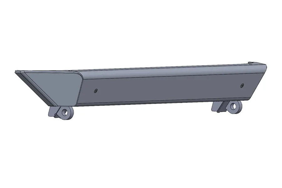 0718 Wrangler Legacy Rear Bumper Kit Raw product image