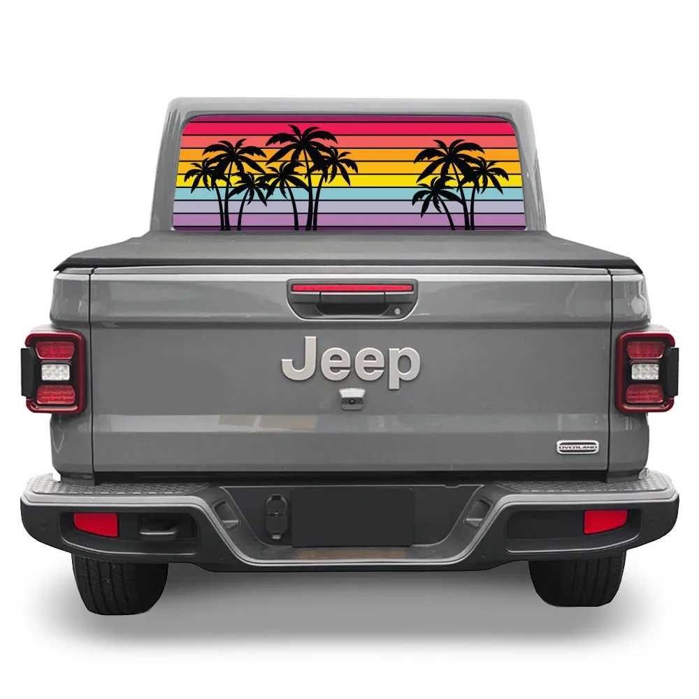 Palm Trees Rear Window Decal product image