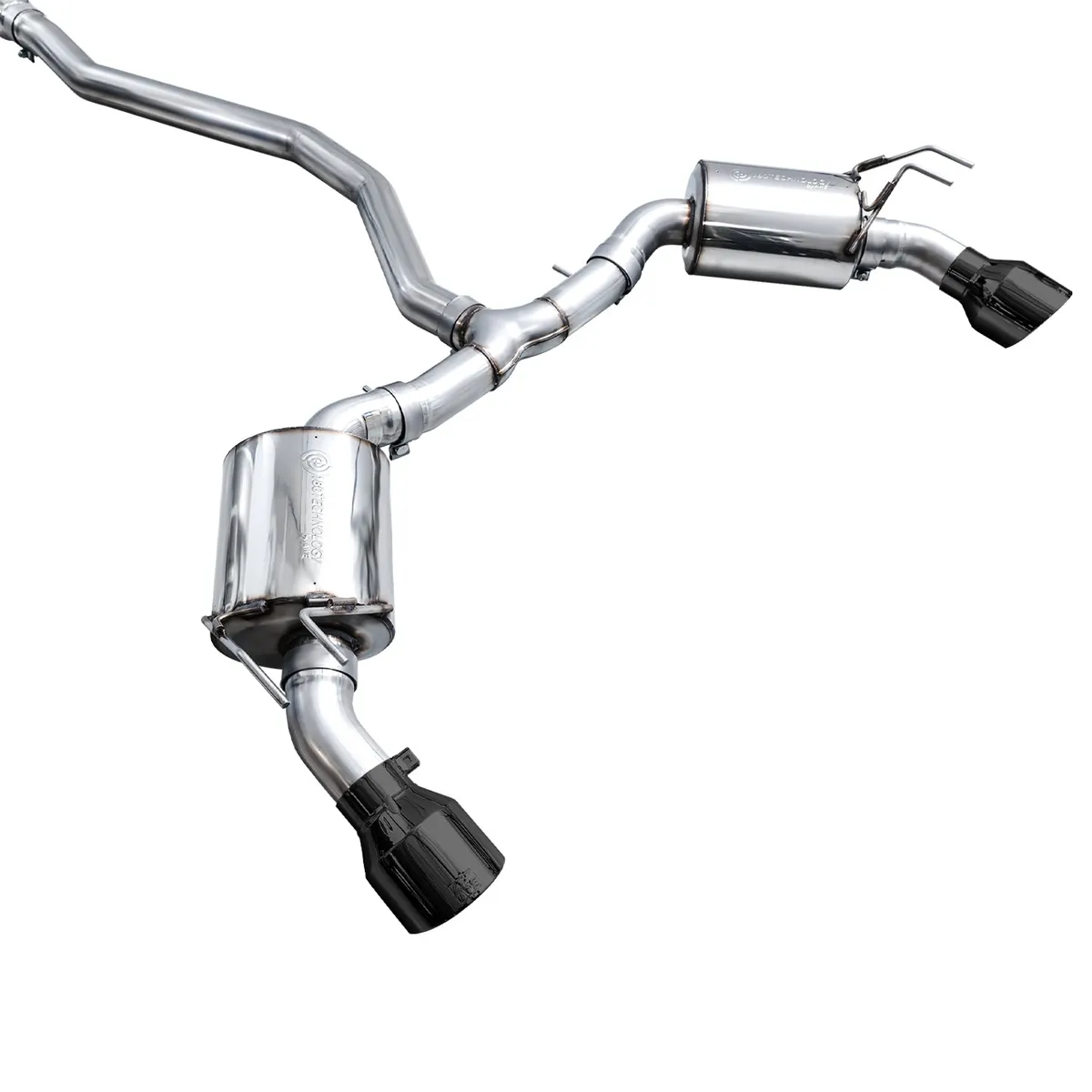 AWE Touring Edition Exhaust for FE1 Civic SiDE4 Acura Integra - Dual Chrome Silver Tips product image