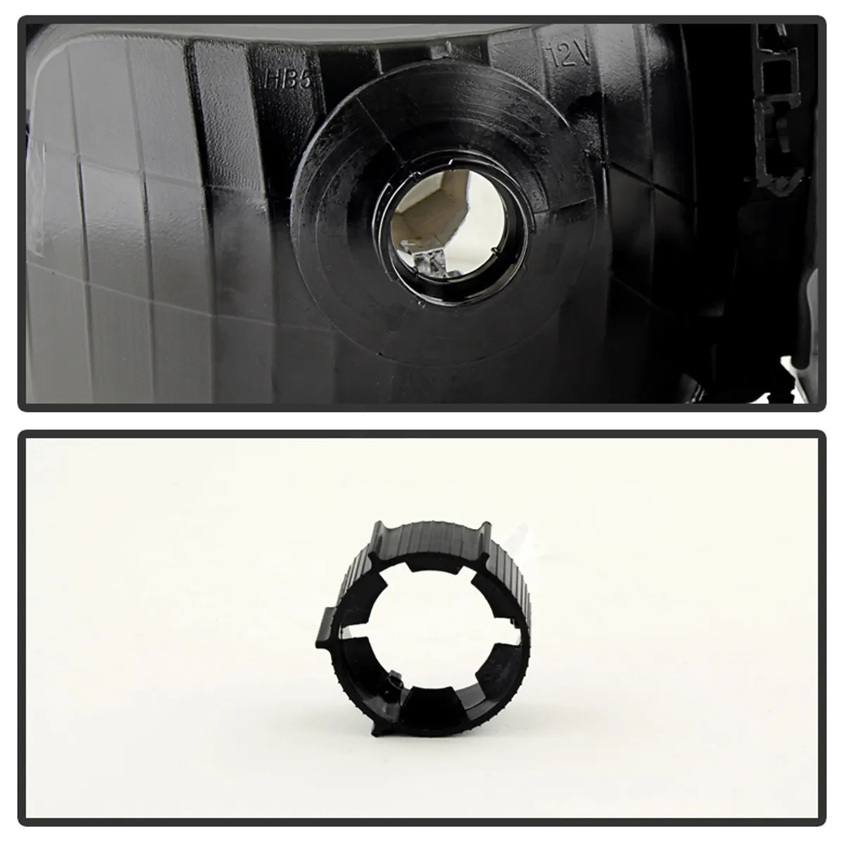 9397 Ranger Crystal Headlights With Corner Lights 4pcs Setsblack product image