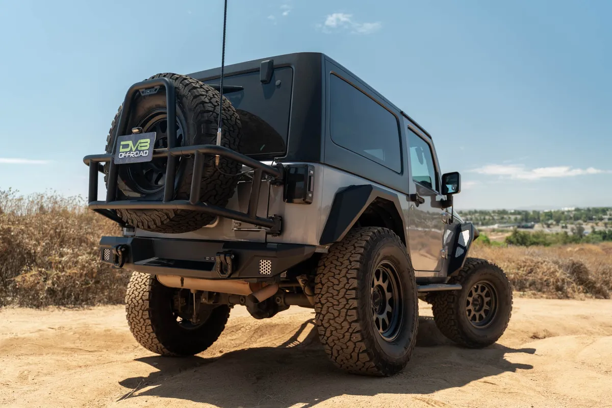DV8 Body Mounted Tire Carrier Wrangler JK/JKU - TCJK-14 product image