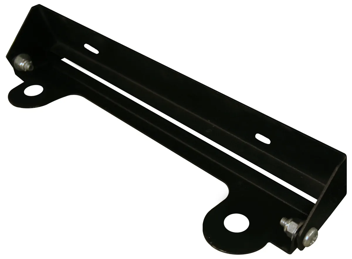 Flipup License Plate Holder For Winch Roller Fairlead Black product image