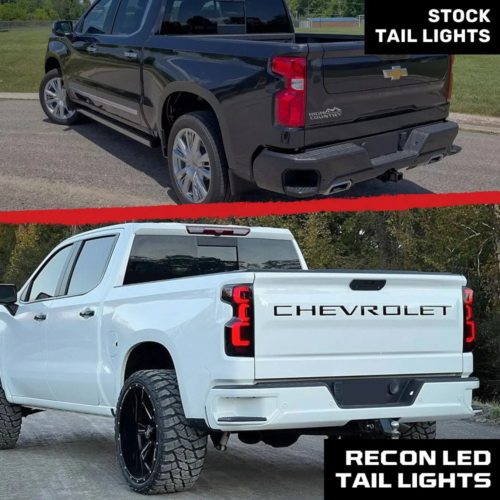 Chevy Silverado 2500/3500 20-23 Ultra Bright OLED Tail Lights (Replaces Factory/OEM Halogen Tail Lights Only) - Multiple Lens product image