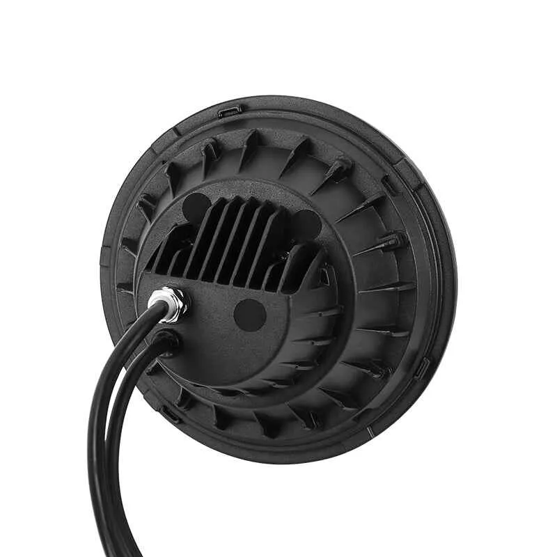 "Tunnel Series 7"" LED RGBW Headlights with Angel Eye Bluetooth Control for 1997-Later Jeep Wrangler" product image