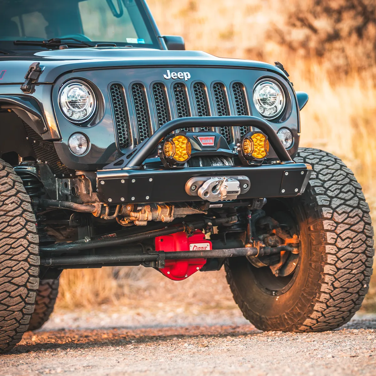 0718 Wrangler Legacy Front Bumper With Hoop Raw product image