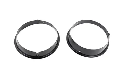 Kentrol Jeep TJ Headlight Bezels Pair 97-06 Wrangler TJ Powdercoat Black Kentrol